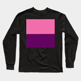 Inspiración Rothko en morado Long Sleeve T-Shirt